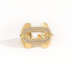 Studded Buckle Ring