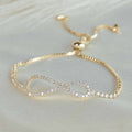 Studded Infinity Bracelet
