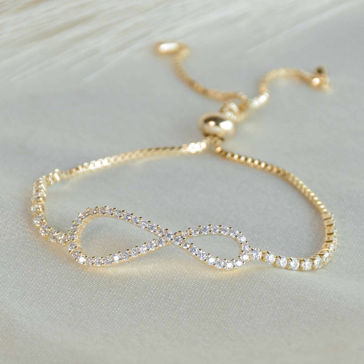 Studded Infinity Bracelet - Upakarnaproduct_type
