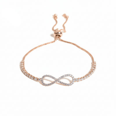 Studded Infinity Bracelet