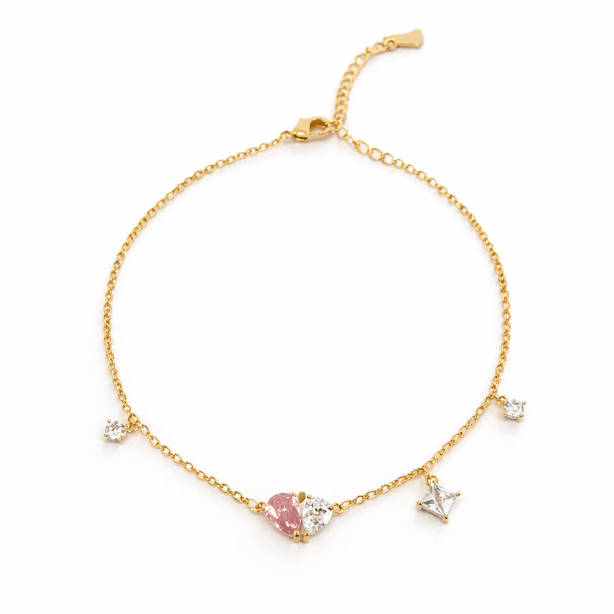 Sweetheart Sparkle Anklet - Upakarnaproduct_type