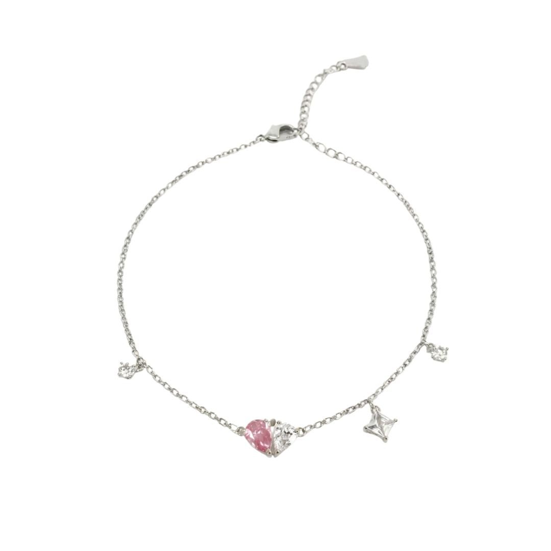 Sweetheart Sparkle Anklet - Upakarnaproduct_type