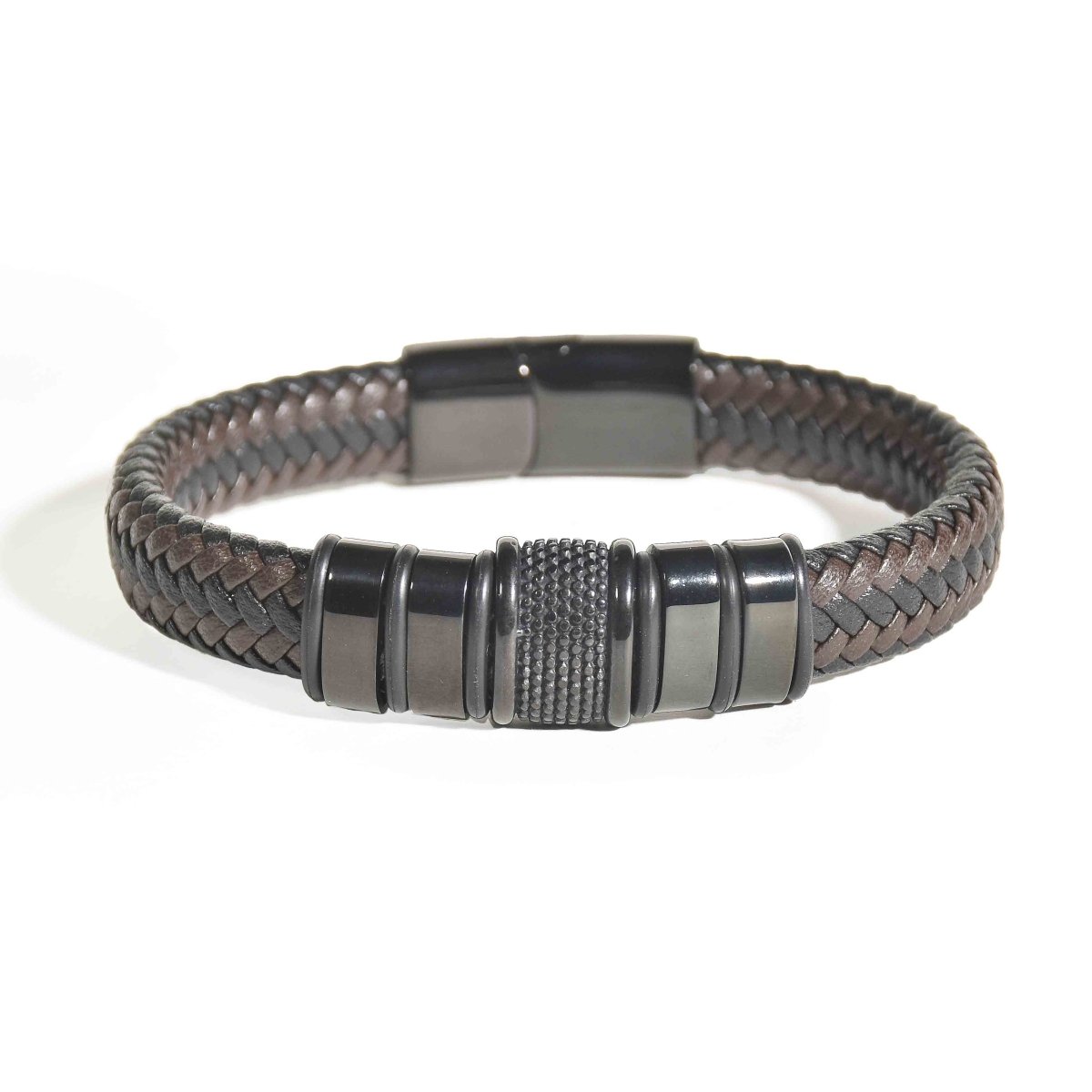 Textured Barrel Men Bracelet - Upakarnaproduct_type