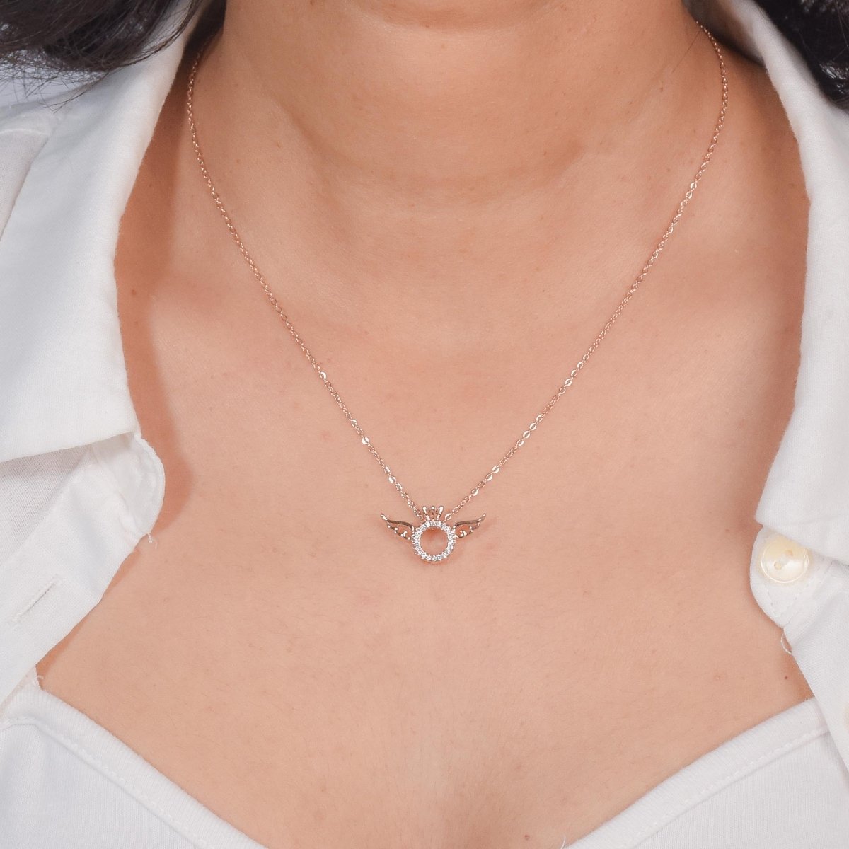 The Angel Wings Necklace - Upakarnaproduct_type