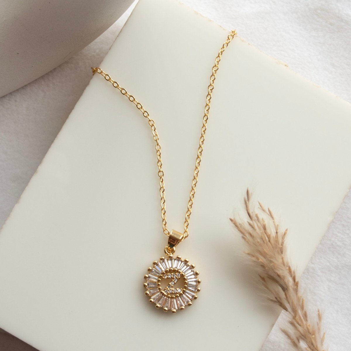 The Personalised Initial Necklace - Upakarnaproduct_type