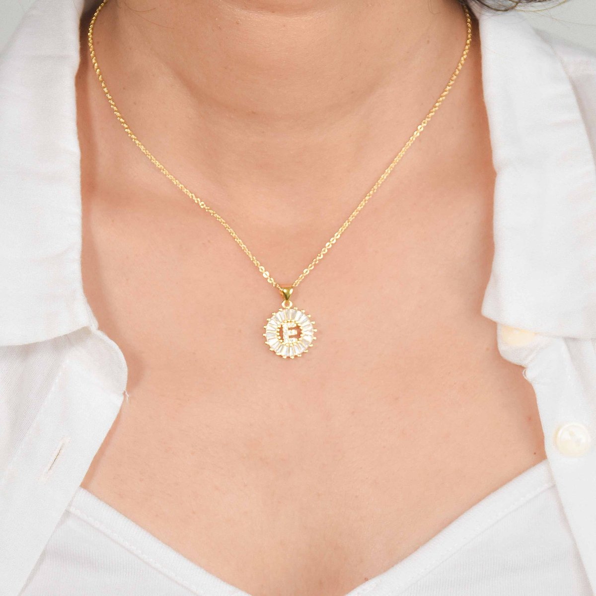 The Personalised Initial Necklace - Upakarnaproduct_type