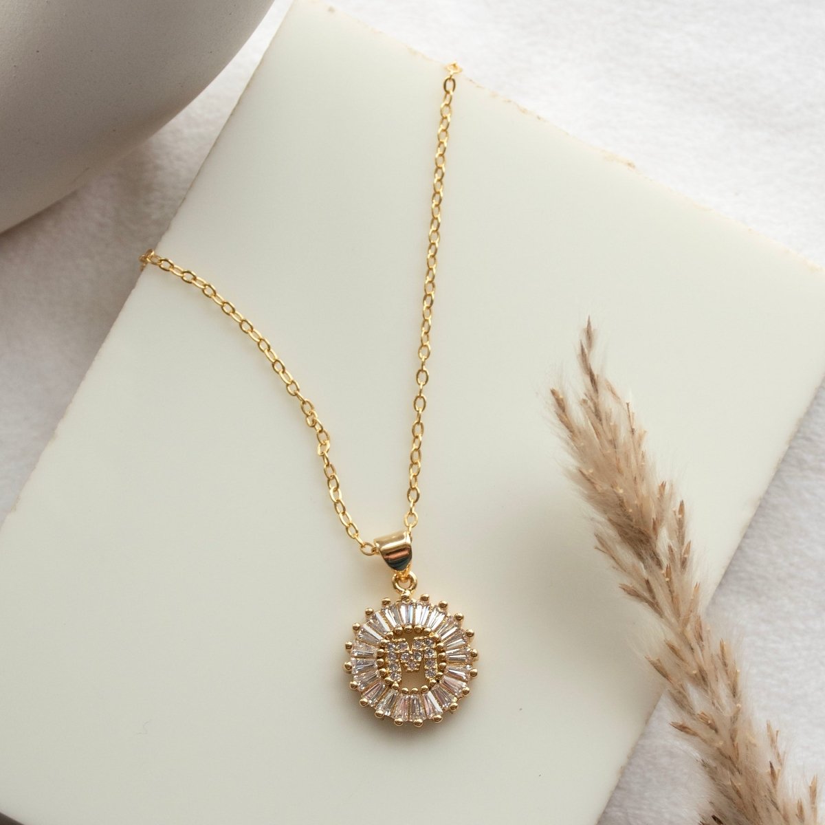 The Personalised Initial Necklace - Upakarnaproduct_type