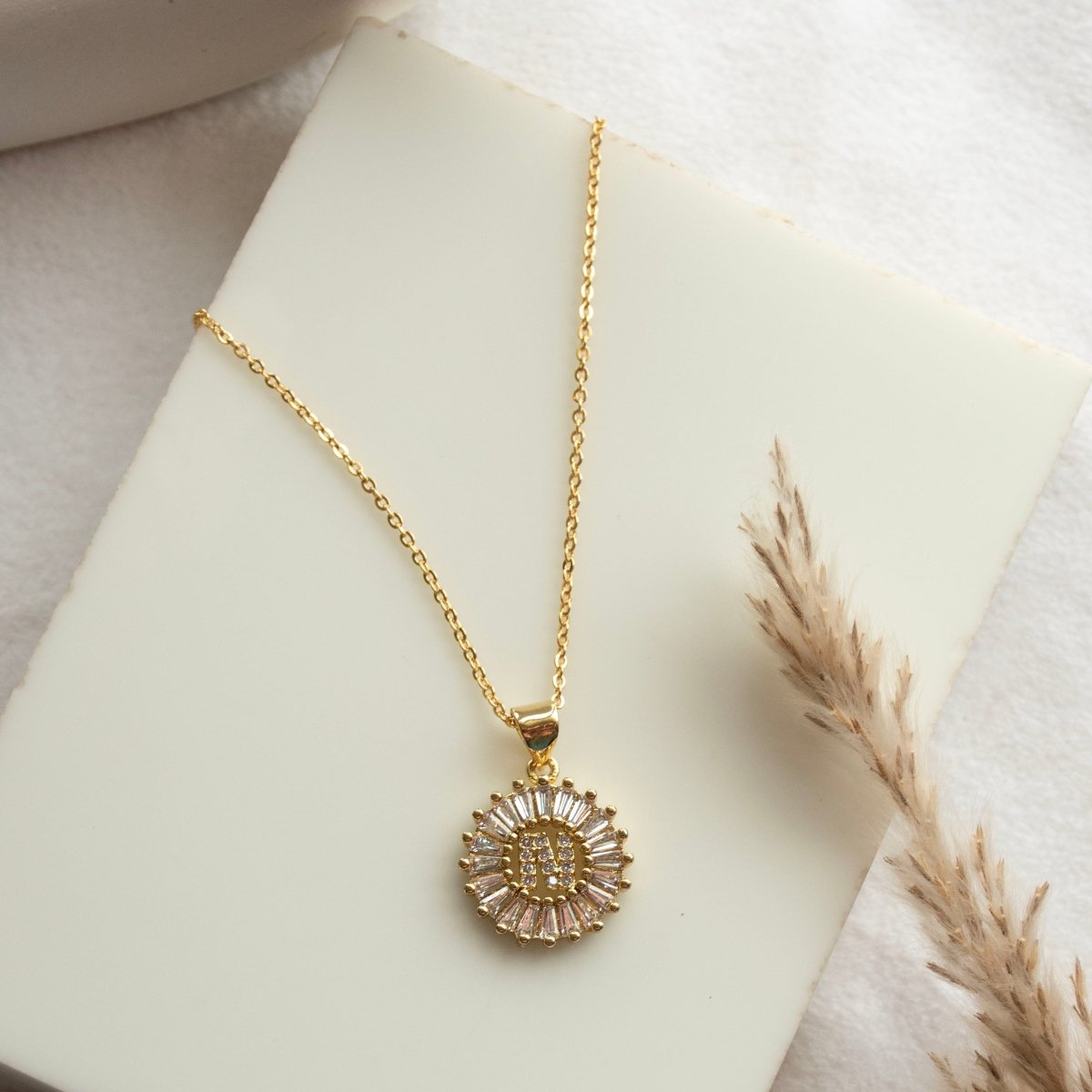 The Personalised Initial Necklace - Upakarnaproduct_type