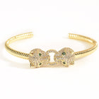 Tiger Loop Cuff Bangle