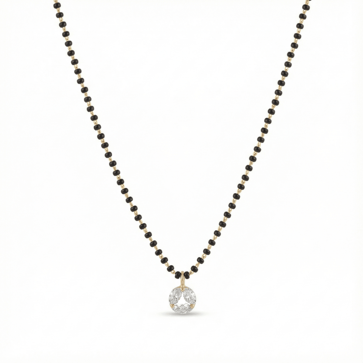 Trinity Diamond Mangalsutra Necklace - Upakarnaproduct_type