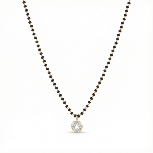 Trinity Diamond Mangalsutra Necklace