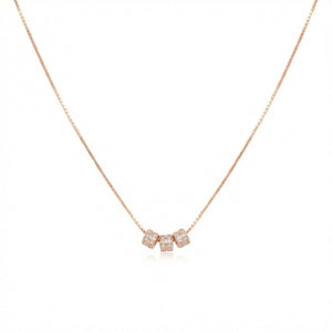 Triple Barrel Necklace