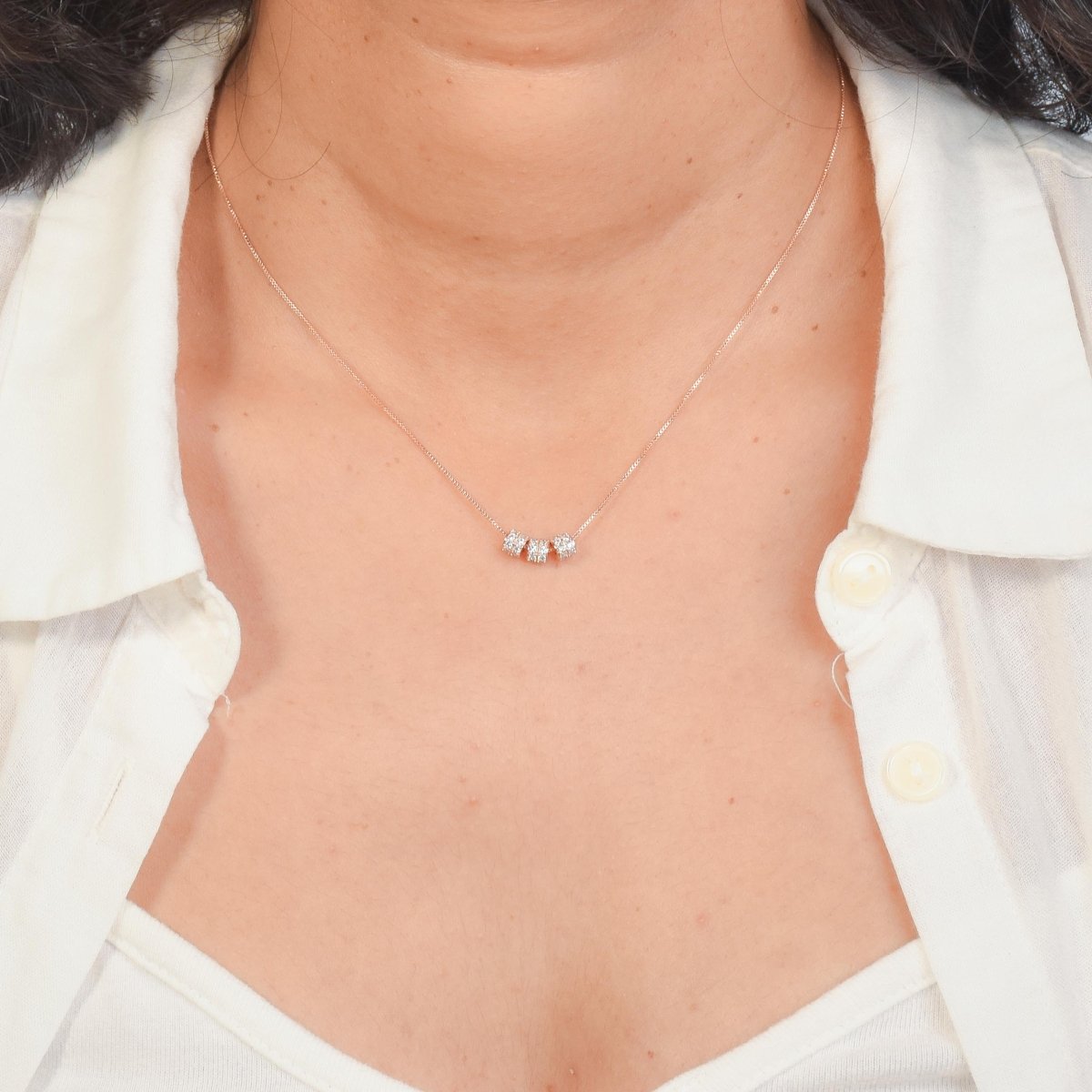 Triple Barrel Necklace - Upakarnaproduct_type