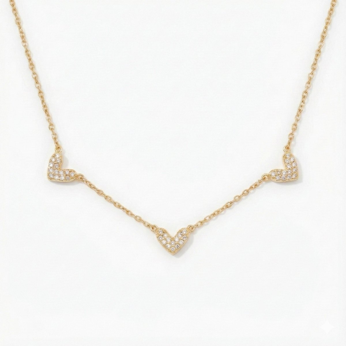 Triple Heart Necklace - Upakarnaproduct_type