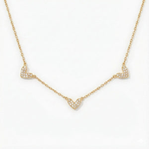 Triple Heart Necklace