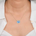 Turquoise Evil Eye Necklace