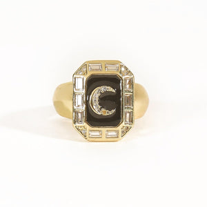 Twilight Moonbeam Blue Ring