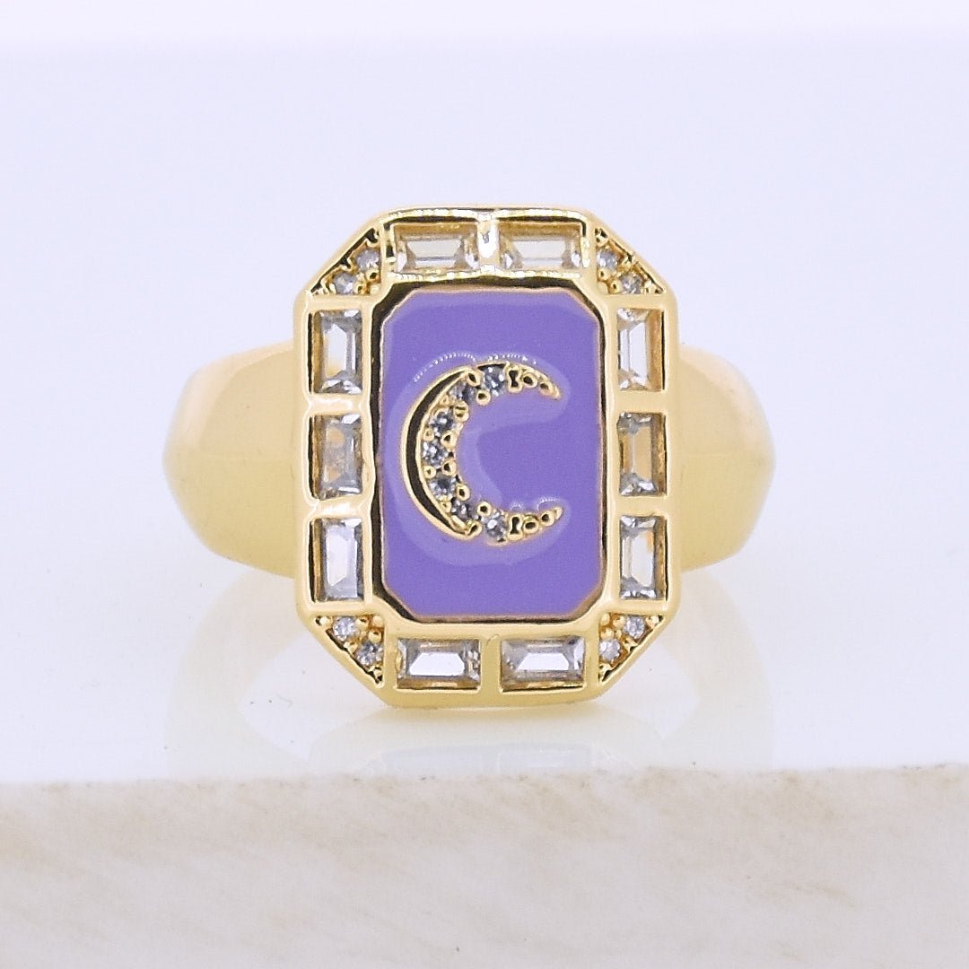 Twilight Moonbeam Blue Ring - Upakarnaproduct_type