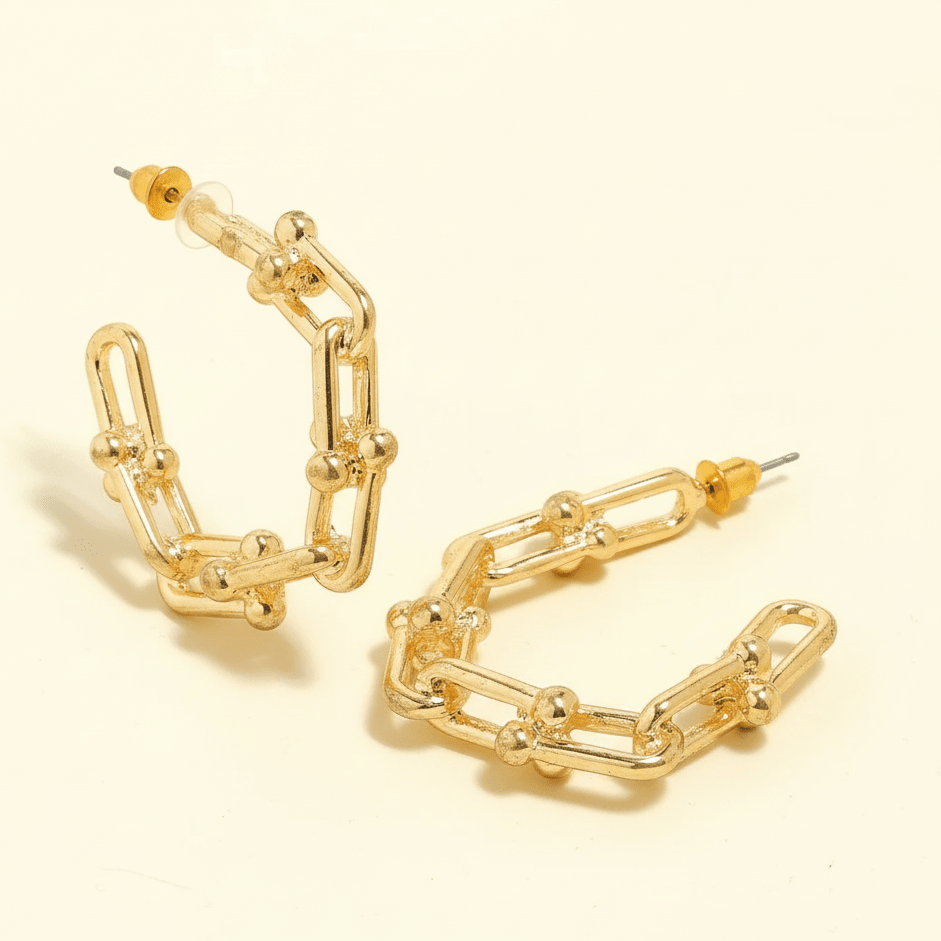 U Hoop Earrings - Upakarnaproduct_type