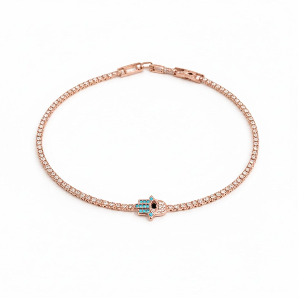 Glittering Hamsa Bracelet
