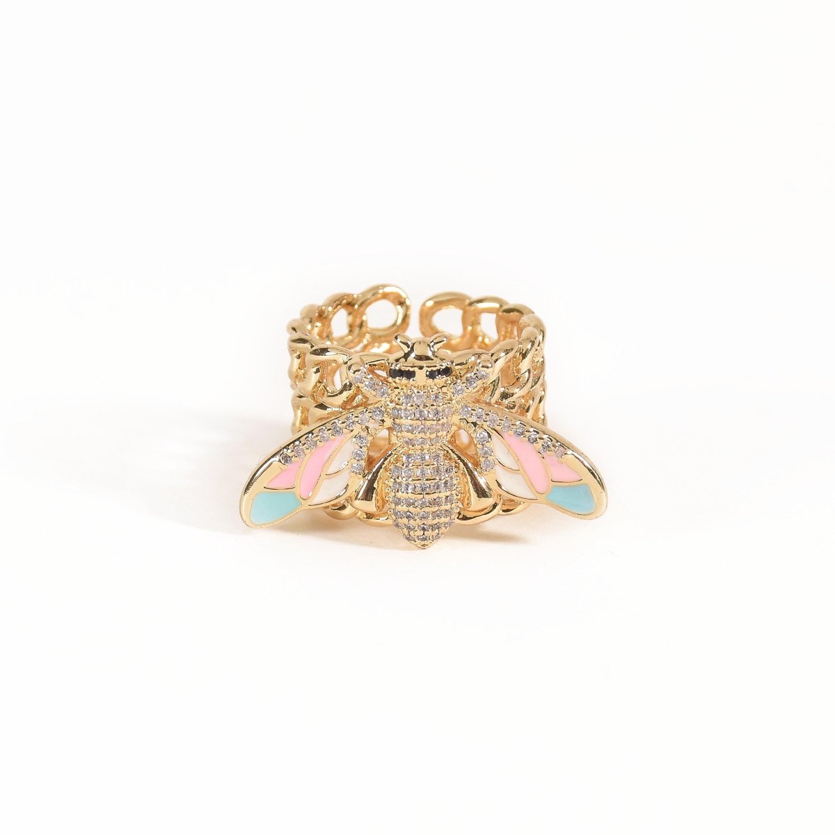Vibrant Bee Band Rings - Upakarnaproduct_type