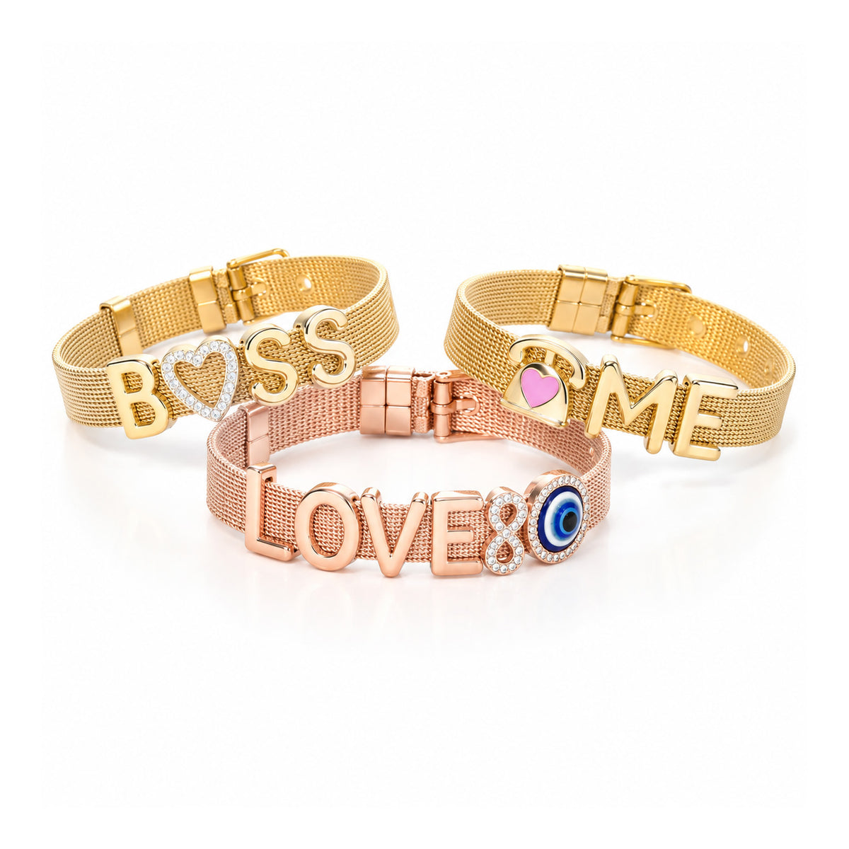DIY Gold Watch Band Bracelet | Personalised name for everyday wear
