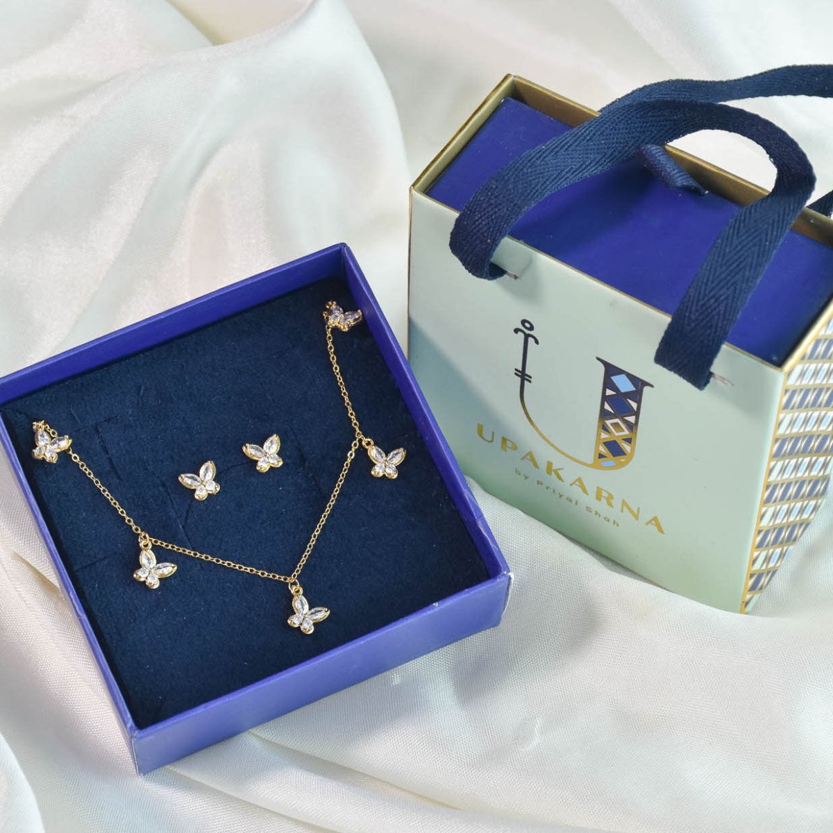 Whimsical Butterfly Necklace Set - Upakarnaproduct_type