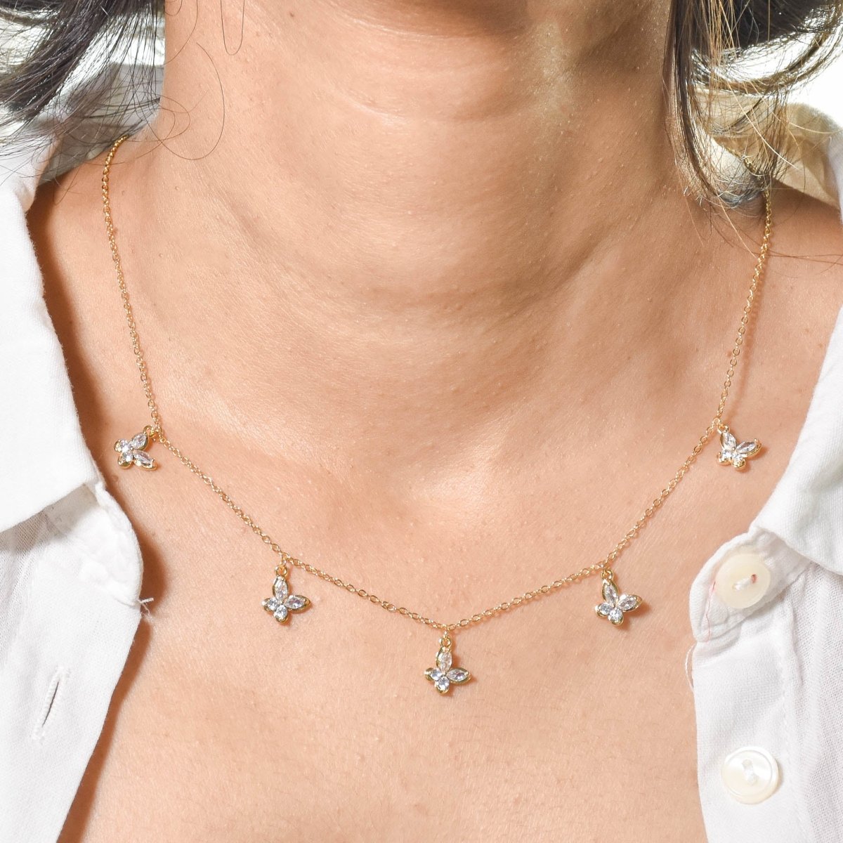 Whimsical Butterfly Necklace Set - Upakarnaproduct_type