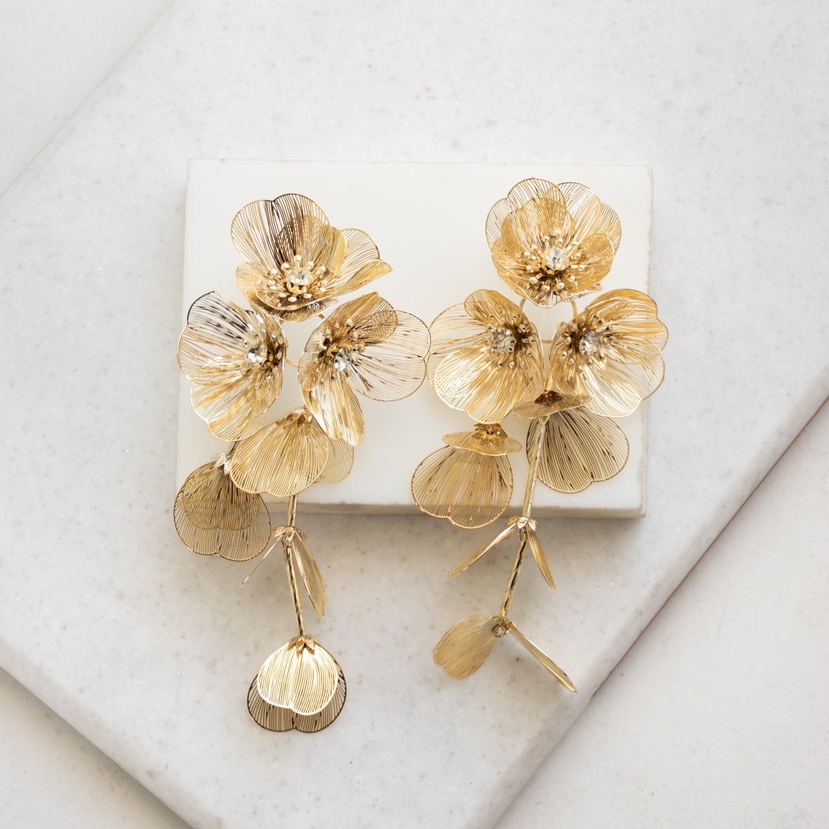 Wildflower Tassel Statement Earrings - Upakarnaproduct_type