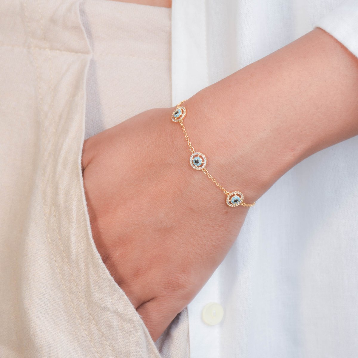 Zenith Evil Eye Bracelet - Upakarnaproduct_type