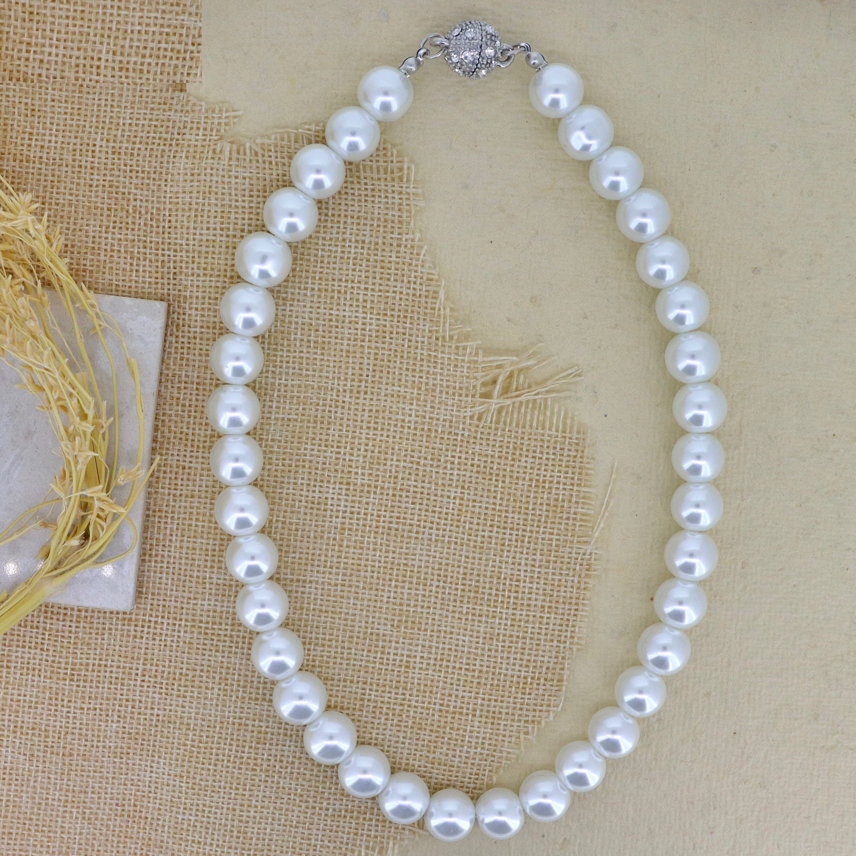 Moonlit Pearl Necklace