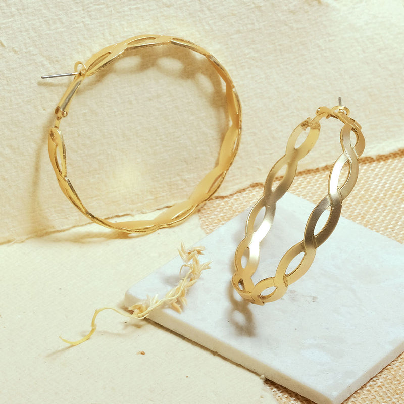 Helix Matte Big Hoops