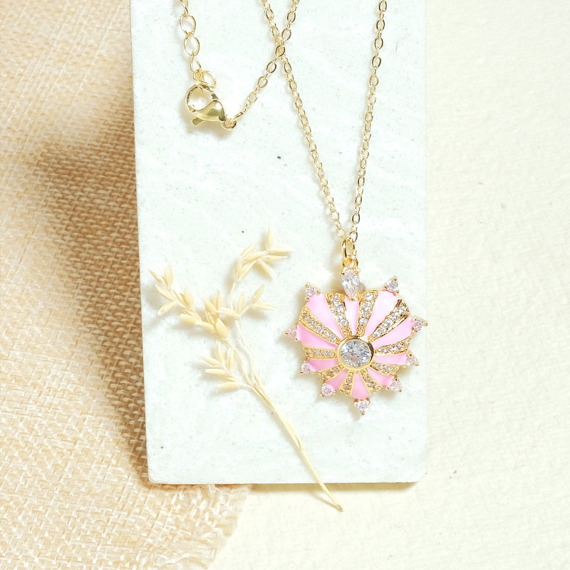 The Pastel Heart Studded Necklaces
