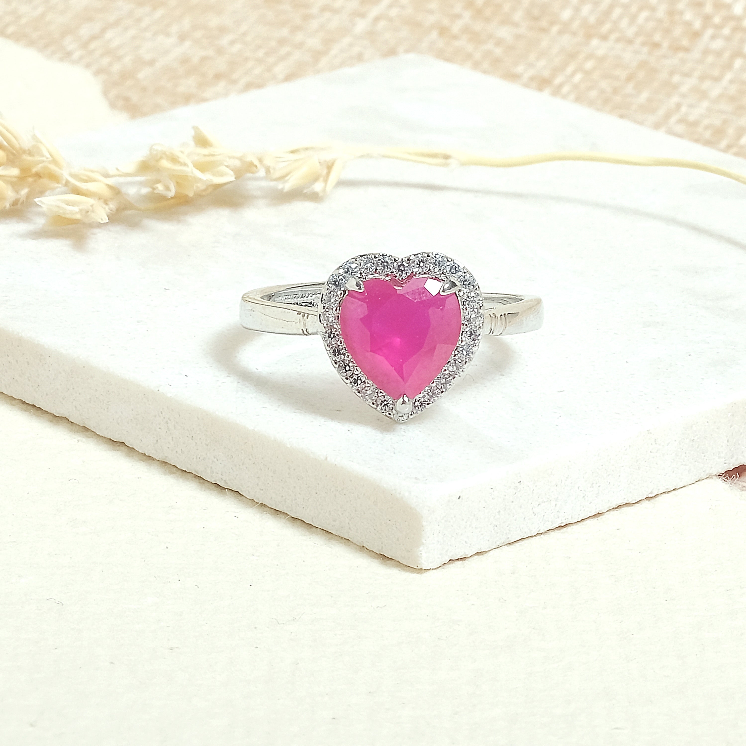 Heart Stone Ring