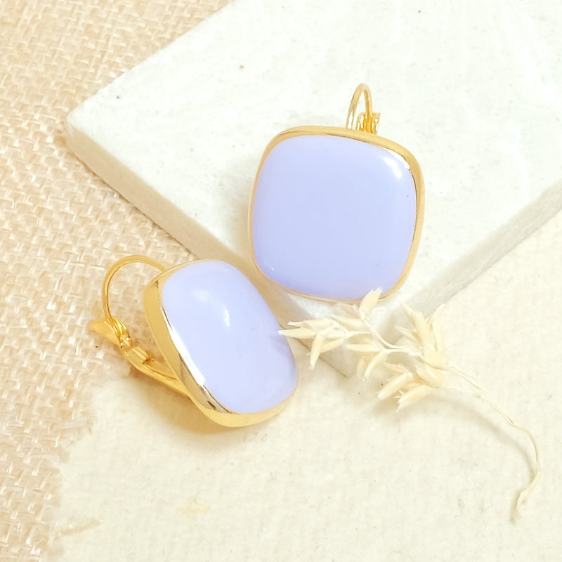 Glaze Button Earrings