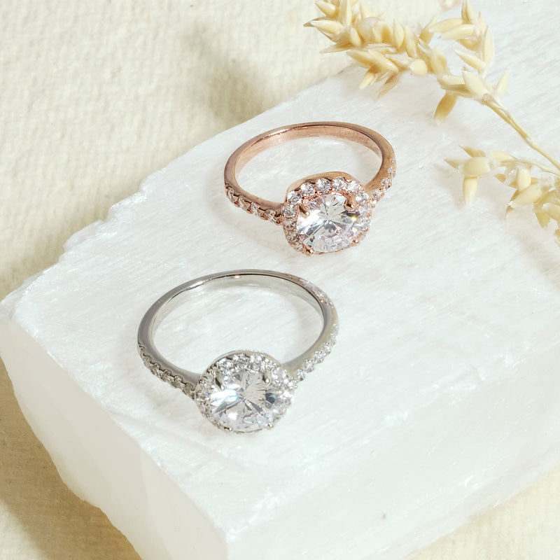 Diamond Shaped Rings