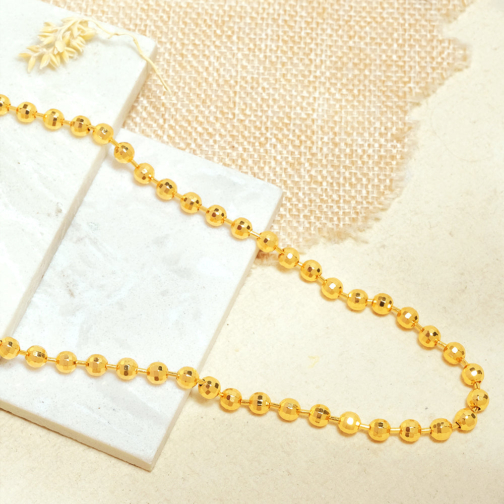 Timeless Beaded Gold Chain