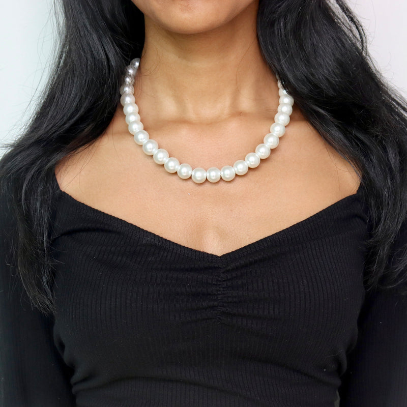 Moonlit Pearl Necklace