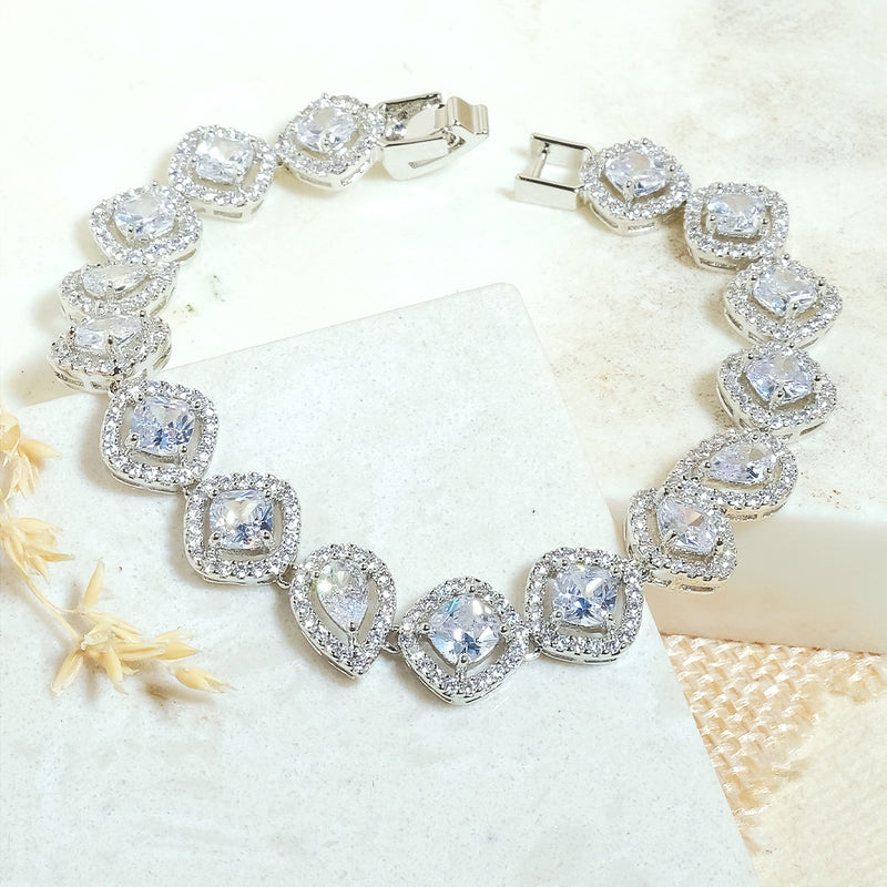 Round Pear Shaped Bracelet