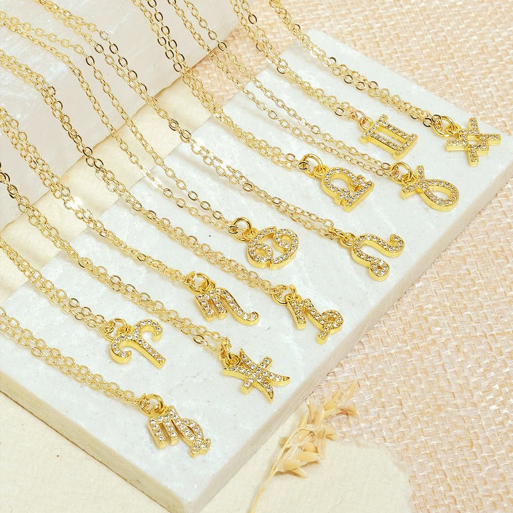 Dainty Star Sign Necklace - Upakarnaproduct_type