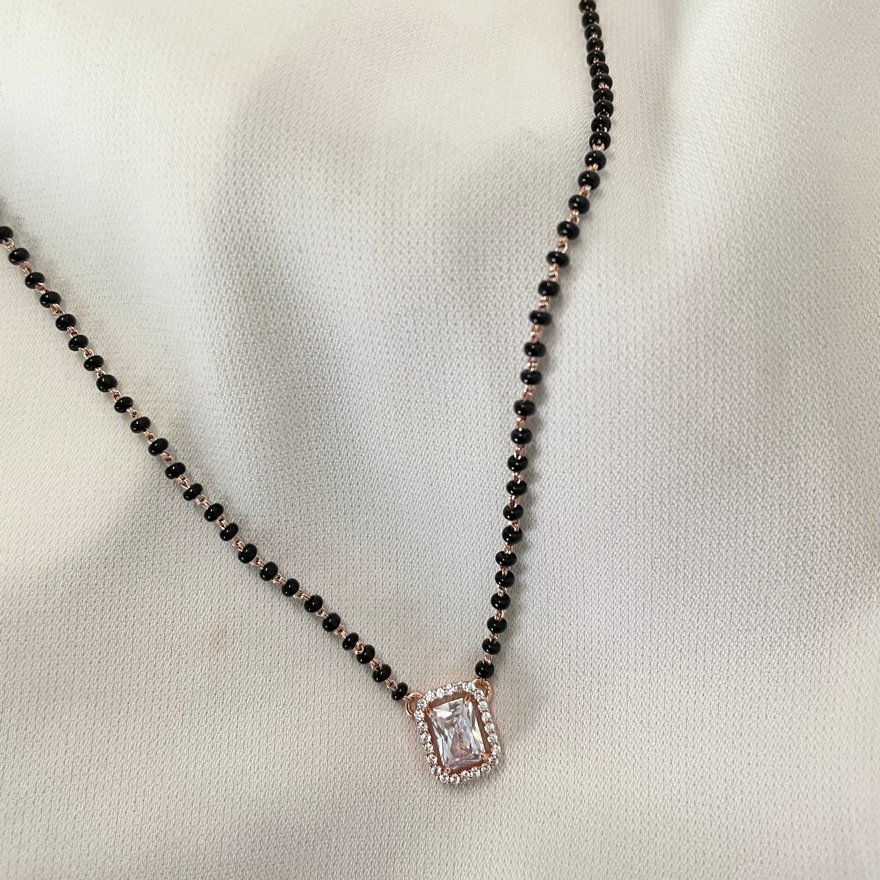 Diamond Mangalsutra Necklace - Upakarna Jewelry