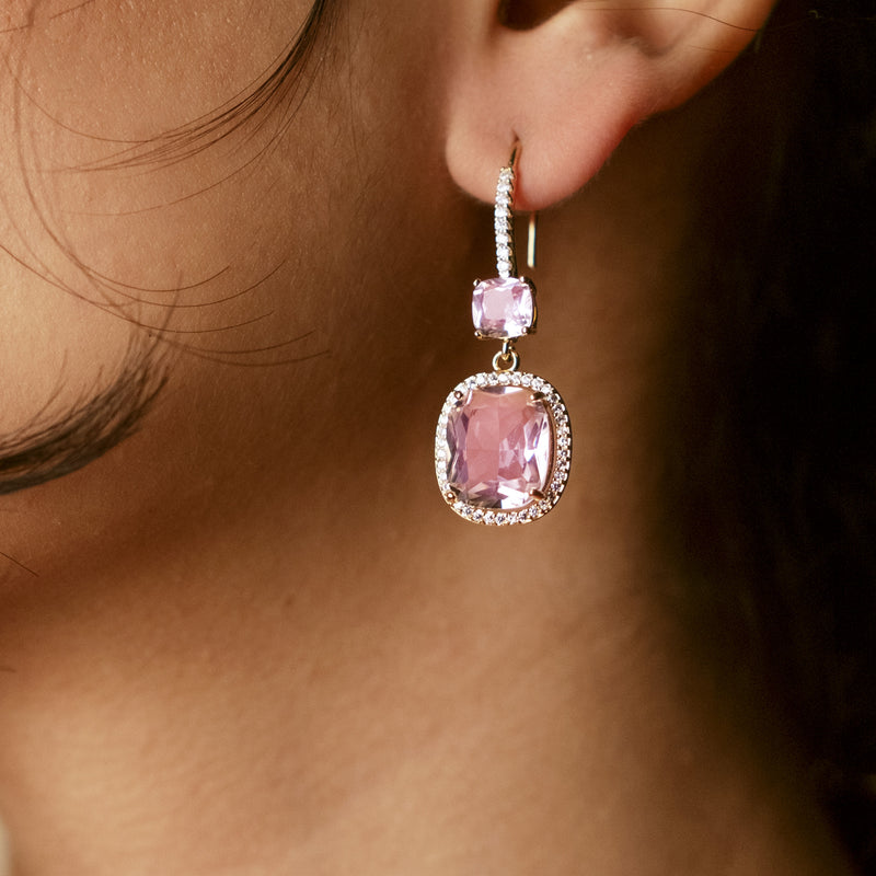 Oval Studded Earrings