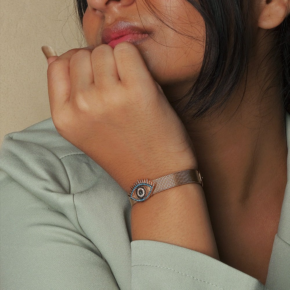Eye - Shaped Evil Eye Watch Belt - Upakarnaproduct_type