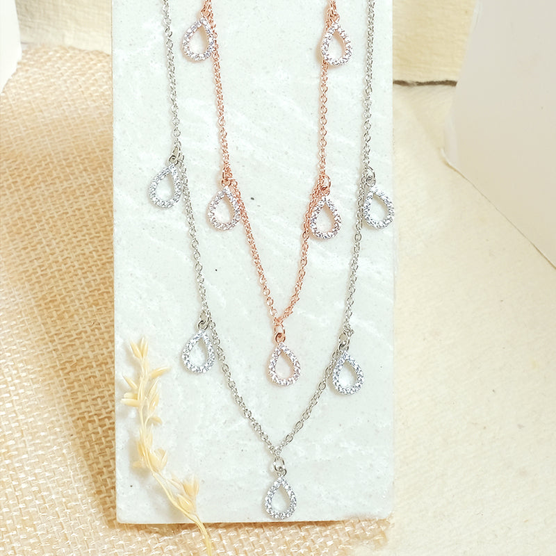 Five Charm Pear Necklace