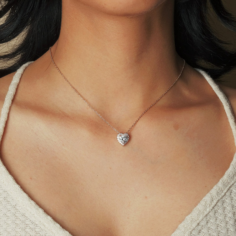 The Diamond Heart Necklace