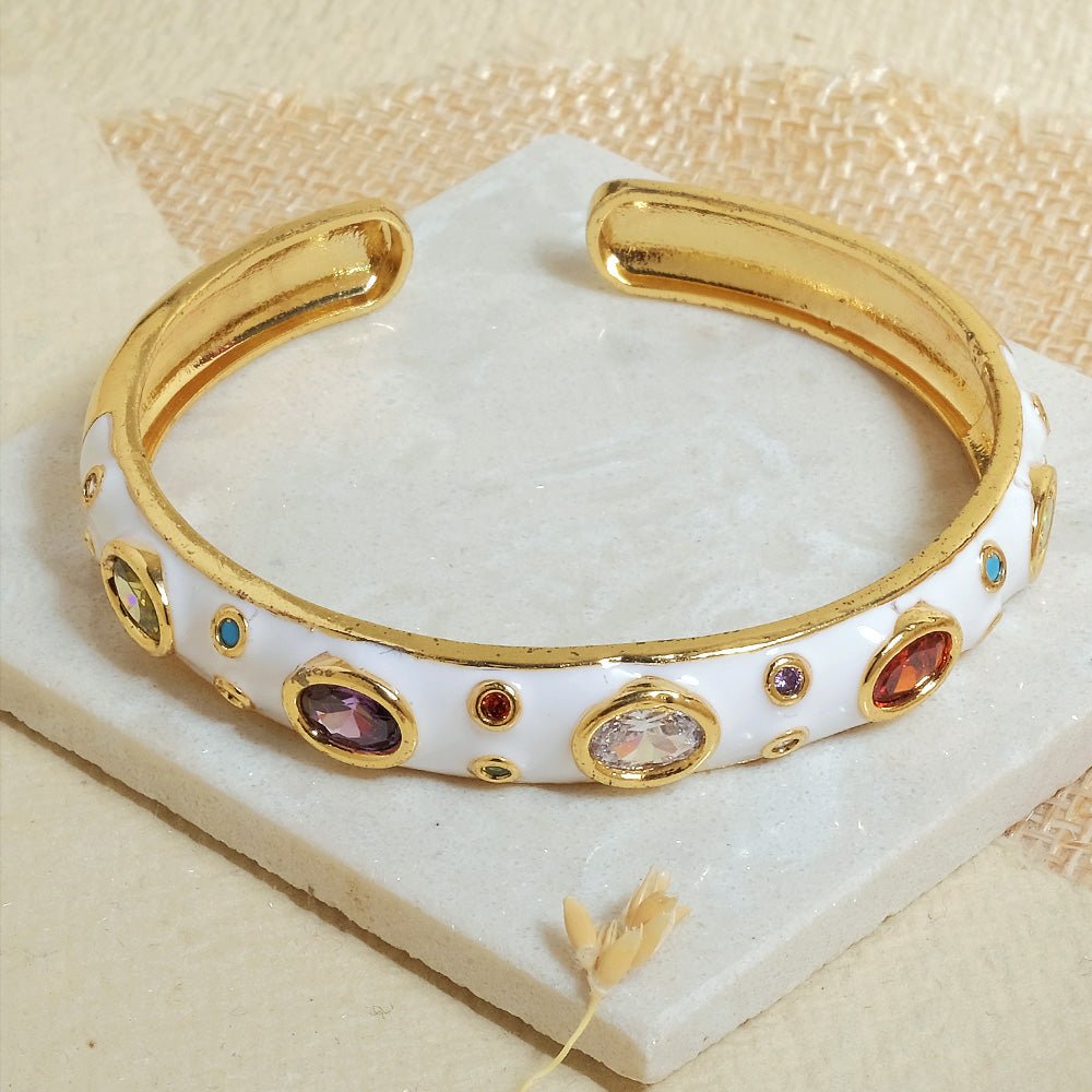 Pastel Rainbow Bangle Cuffs - Upakarnaproduct_type