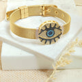 Round Evil Eye Watch Belt