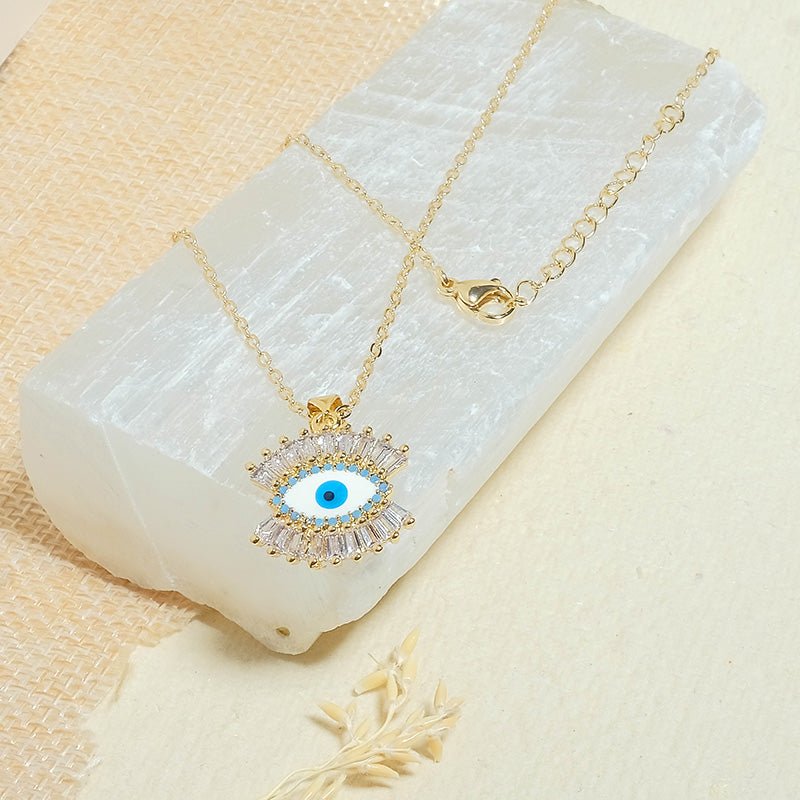 The Gazing Evil Eye Necklace - Upakarna