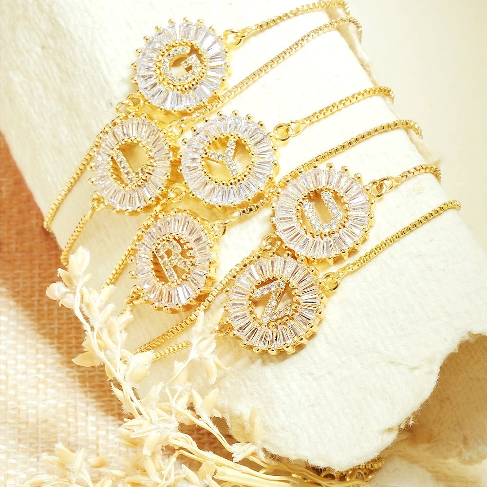 The Personalized Initial bracelet - Upakarnaproduct_type