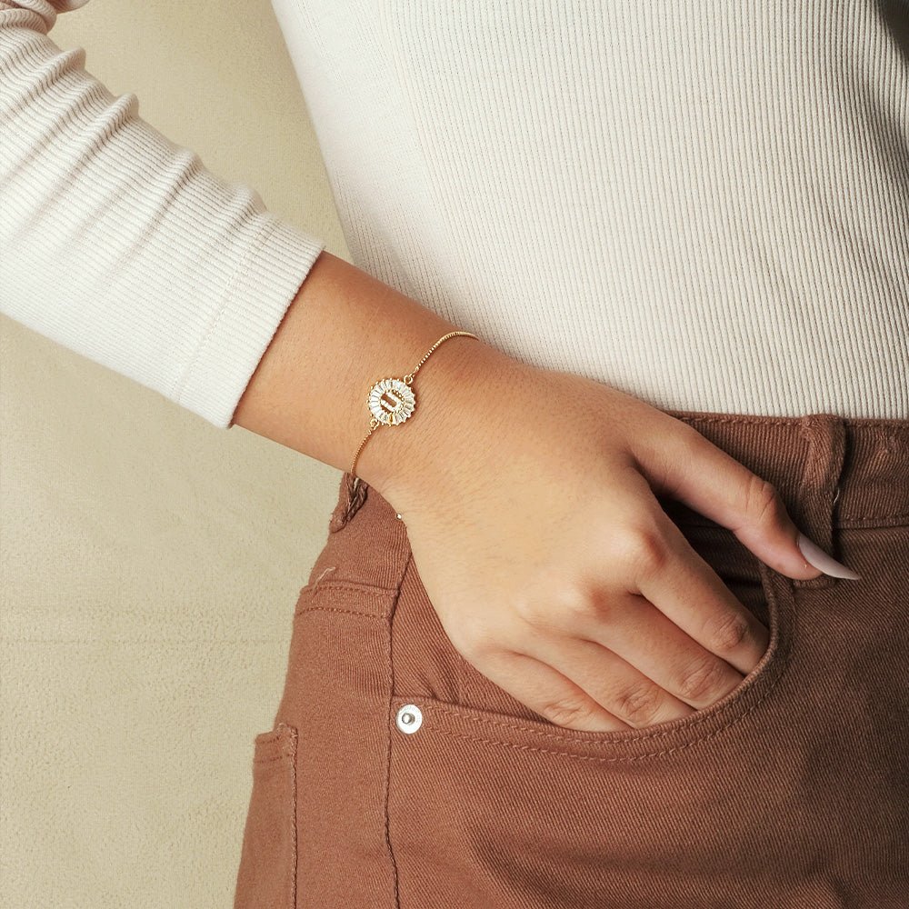 The Personalized Initial bracelet - Upakarnaproduct_type